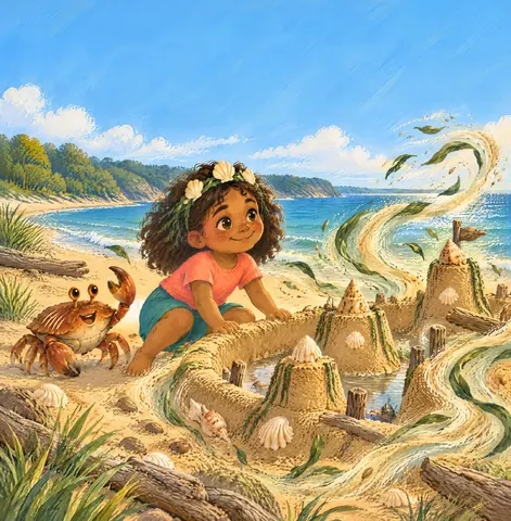 Cover of Princess Emine: Defender of Driftwood Kingdom, a picture book by E.A. Calvey