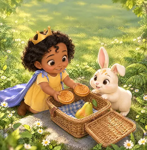 « Je t'invite à mon goûter royal ! » annonce imen.