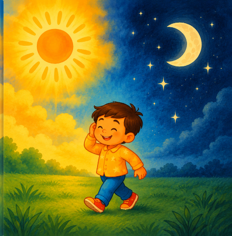 Cover of From Bright to Dark, a picture book by Ryan Navo