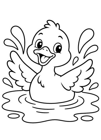 Page 9 of The Cute Animal Coloring Parade