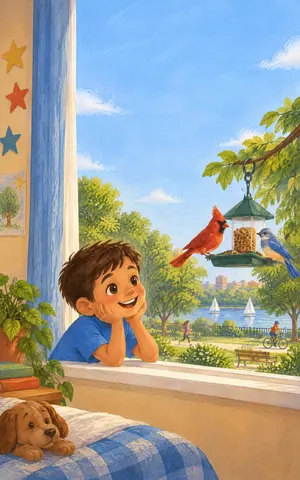 Cover of Roberto’s Window, a picture book by Paul Myer
