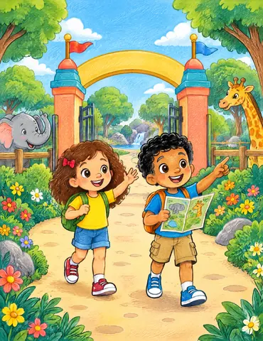 Page 4 of Eliana & Samuel’s Amazing Zoo Adventure