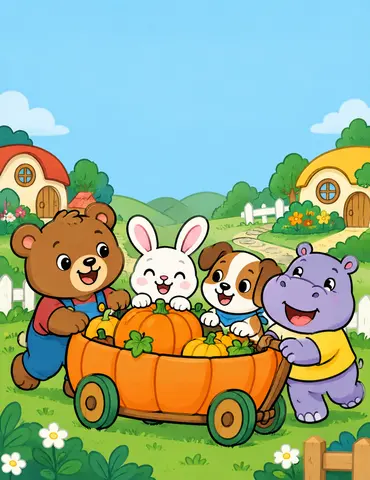 Cover of The Playful Little Worlds Coloring Book, kids' coloring book by Mohamed