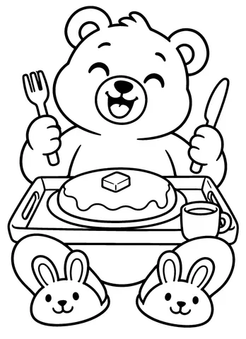 Page 7 of The Playful Little Worlds Coloring Book