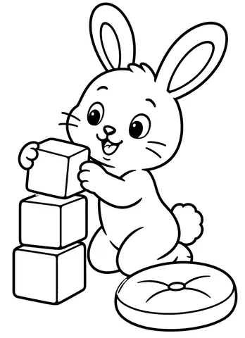 Page 11 of The Playful Little Worlds Coloring Book