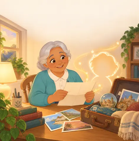 Cover of From Grandma and grandad Suitcases, picture book by Farah Aghdam