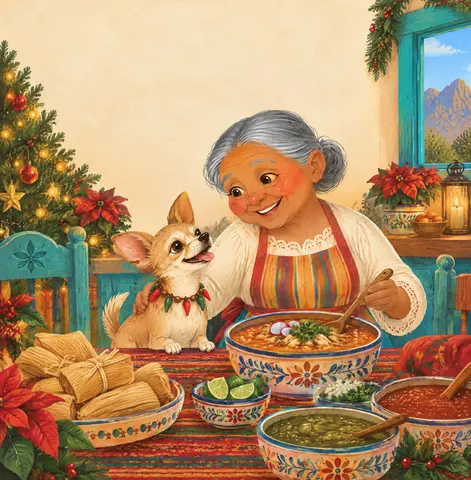 Cover of Chile Chooses Christmas, a picture book by Samuel Stichter