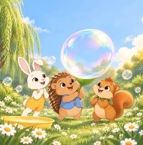 Cover of Spiky and the Bubble Surprise, a picture book by Fun Mom