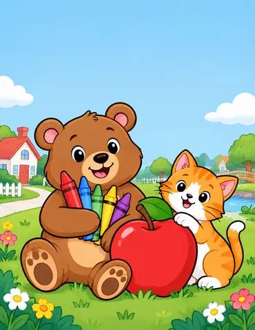 Cover of A to Z Coloring Adventures, an educational workbook by Chandra Shekar