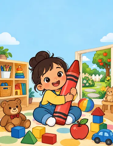 Cover of My First ABC & 123 Coloring Book, kids' activity book by Shubham Vishnoi