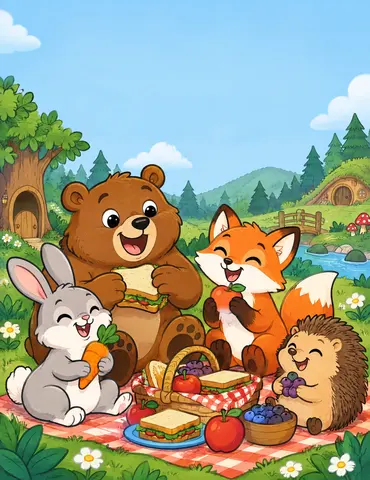 Cover of Cozy Critters of the Woodland, kids' coloring book by Balkarn Singh Brar