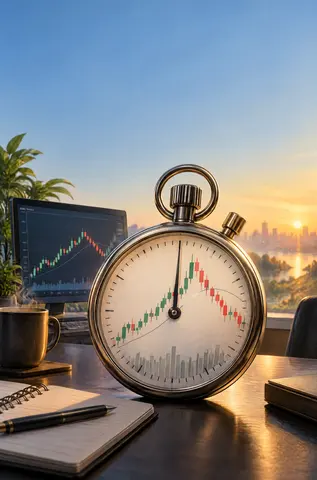 Cover of Day Trading for Beginners: A Simple 1-Hour Strategy Guide, non-fiction guide by Sufiyan Shaikh
