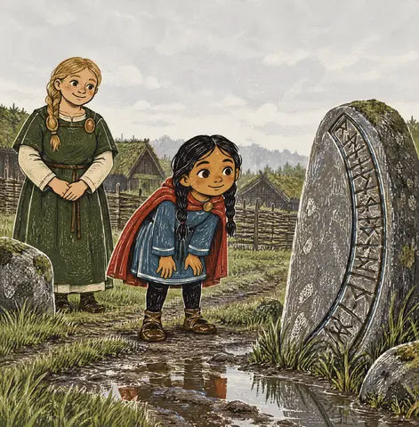 “Can a stone hold someone's name?” asked Runa.