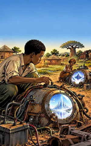 Cover of The Dream Builders, novella & short stories by Aobakwe Sedimo
