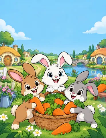 Cover of Bunny Adventures, kids' coloring book by Kimberly Weinreich