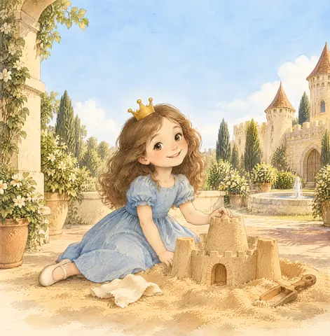 Cover of La principessa Bianca e la corona lucente, a picture book by A. P..