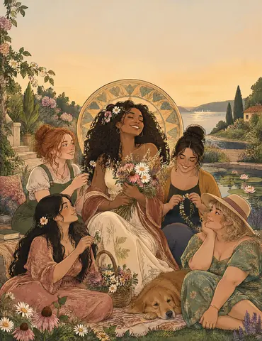 Cover of Becoming Her, an adult coloring book by Tiffany Ruffin