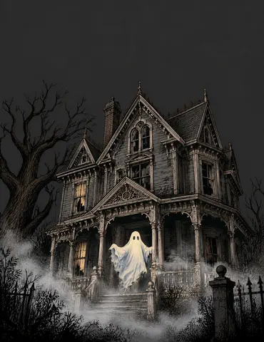 Cover of The Haunted Puzzle Book, a puzzle book by Anya Soren