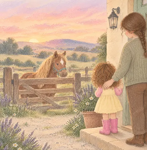 “Mama, look! Two ears are listening.”