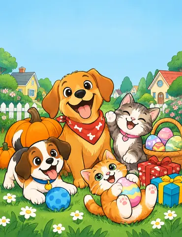 Cover of Howliday Coloring Book, kids' coloring book by Grace Silva