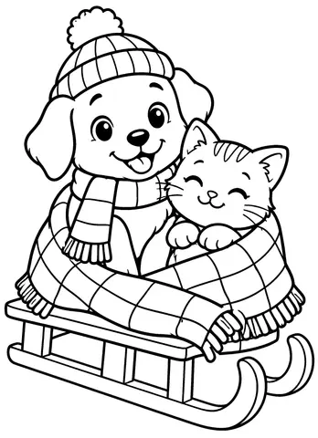 Page 11 of Howliday Coloring Book
