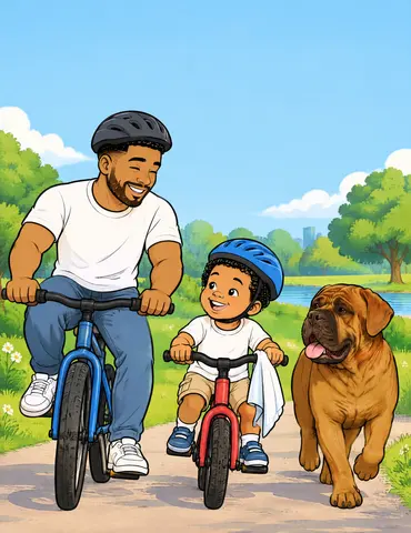 Cover of My Dad and Me, Every Day, kids' coloring book by TLCabbell