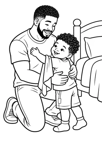 Page 9 of My Dad and Me, Every Day