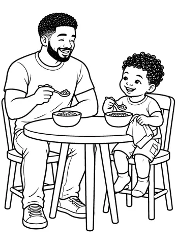 Page 11 of My Dad and Me, Every Day