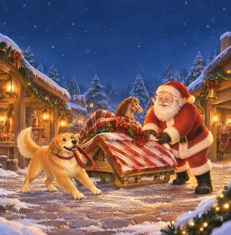 Cover of Winston and the Christmas Roof, a picture book by Pippa Jayne Baker