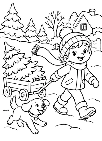 Page 9 of Christmas Cheer to Color