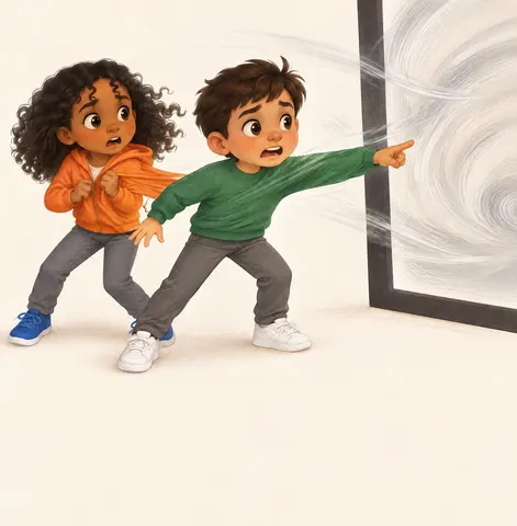 « Ça tire ! » dit Léa.