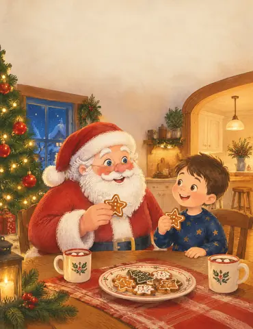 Cover of La petite pause du Père Noël, a picture book by Arsène