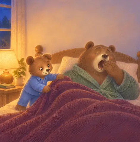 Cover of Jory Tucks Dad In, a picture book by Sandra Mccleery