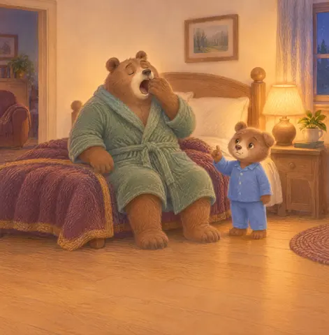 “One tuck waiting for you, Dad.”