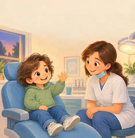 Cover of Vado dal dentista, a picture book by Sonia Nasso