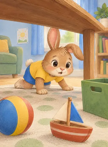 The Missing Blocks Find the empty basket, then color Benny's room.