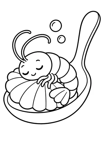 Page 9 of Little Worlds to Color
