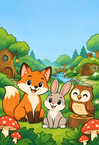 Cover of Floresta, kids' coloring book by Carol Guerra