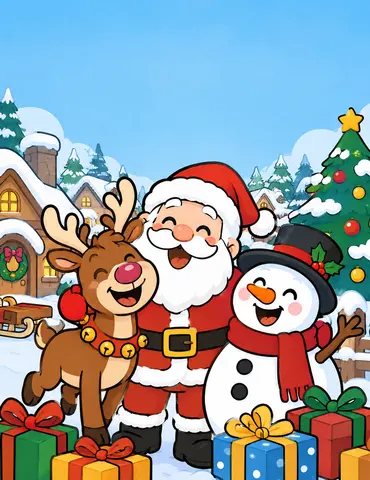Cover of Il Natale dalle Grandi Forme, a kids' coloring book by Giorgio Piron