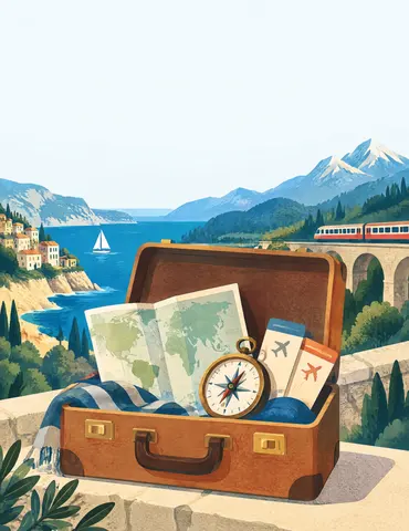 Cover of The Travel Word Search Book, word search book by Rahel Gandhi