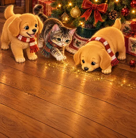 "Do not worry," said Pepper. "A good detective looks for clues." Biscuit sniffed the floor. Sniff, sniff, sniff. "Look!" he…