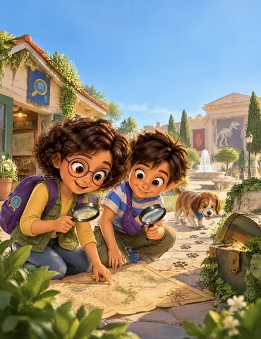 Cover of PEQUEÑOS DETECTIVES, kids' activity book by Yalena Brito
