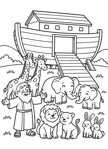 Page 9 of Noah’s Ark Animal Parade