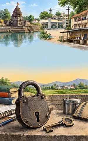 Cover of जेल ते बेल, a memoir & family history by राजेंद्र ना. भागवत