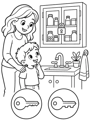 Page 9 of Stop, Think, Color!