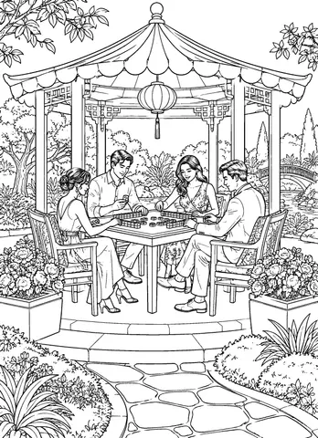 Page 7 of Mahjong at the Country Club