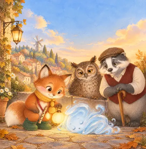 Cover of Lou et le vent endormi, picture book by Dehia Ouchene
