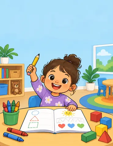 Cover of My First Preschool Skills Workbook, an educational workbook by Anuj Choudhary