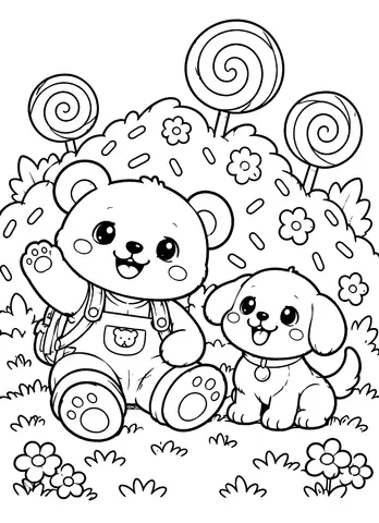 Page 11 of Little bear magical candy adventure