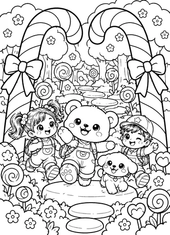 Page 9 of Little bear magical candy adventure